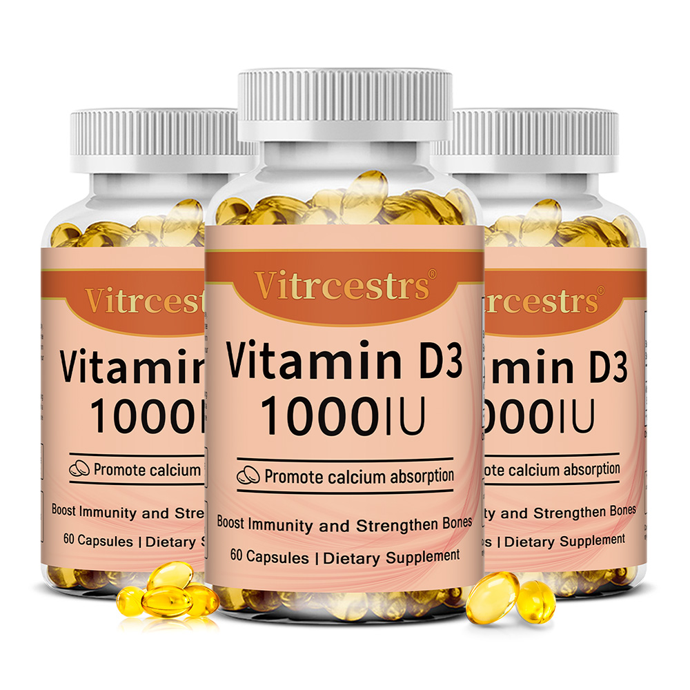 Health Wellness & Psychology - Witamina D3 1000 IU w kapsułkach,