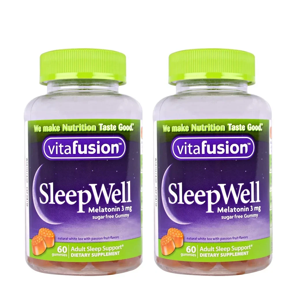Health Wellness Month - 2 butelki American Vitafusion Melatonin Gummies