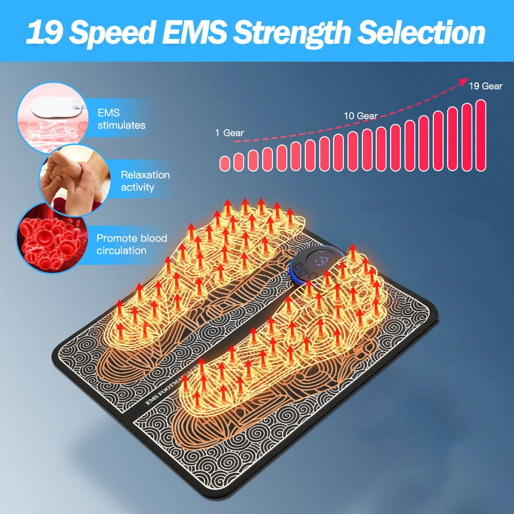 Elektryczna podkładka pod masa – Ems Foot Massager recenzja i cena