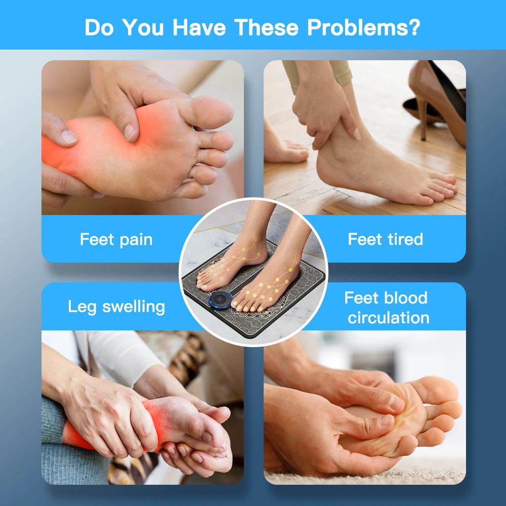 Elektryczna podkładka pod masa – Ems Foot Massager recenzja i cena