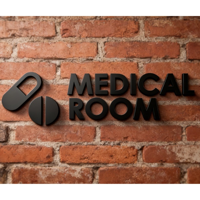 Tabliczka do pokoju medycznego – Health Wellness Clinic recenzja i cena