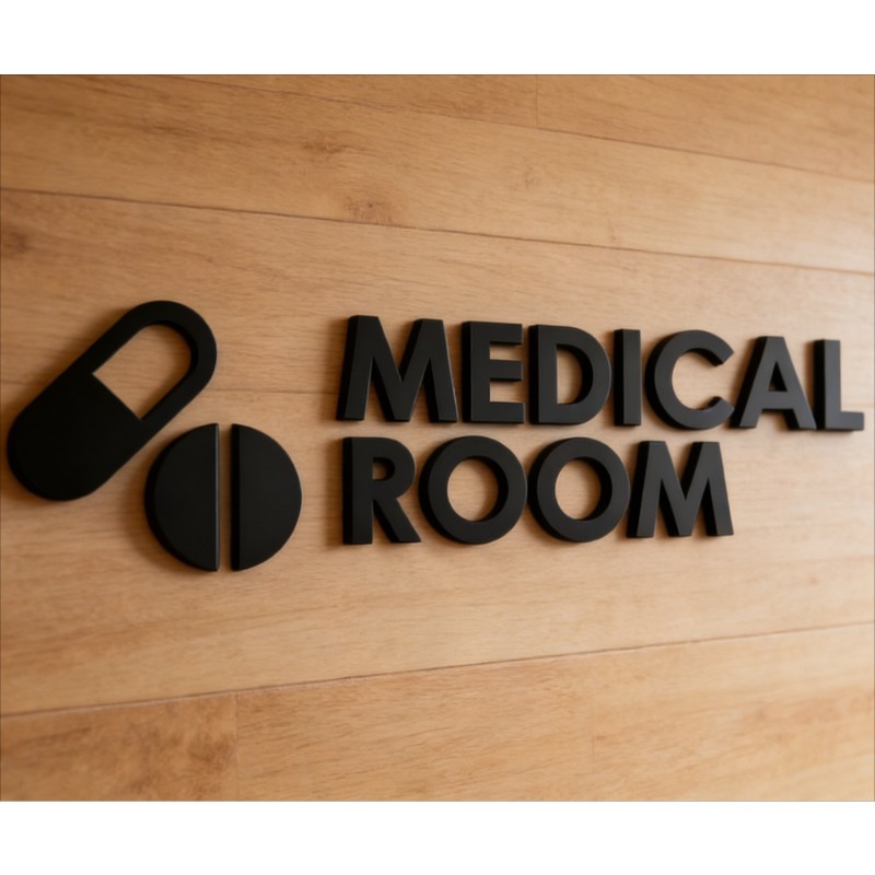 Tabliczka do pokoju medycznego – Health Wellness Clinic recenzja i cena