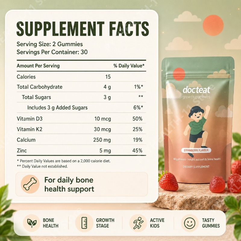 Żelki z wapniem dla dzieci, wi – Wellness Health Nutrition recenzja i cena