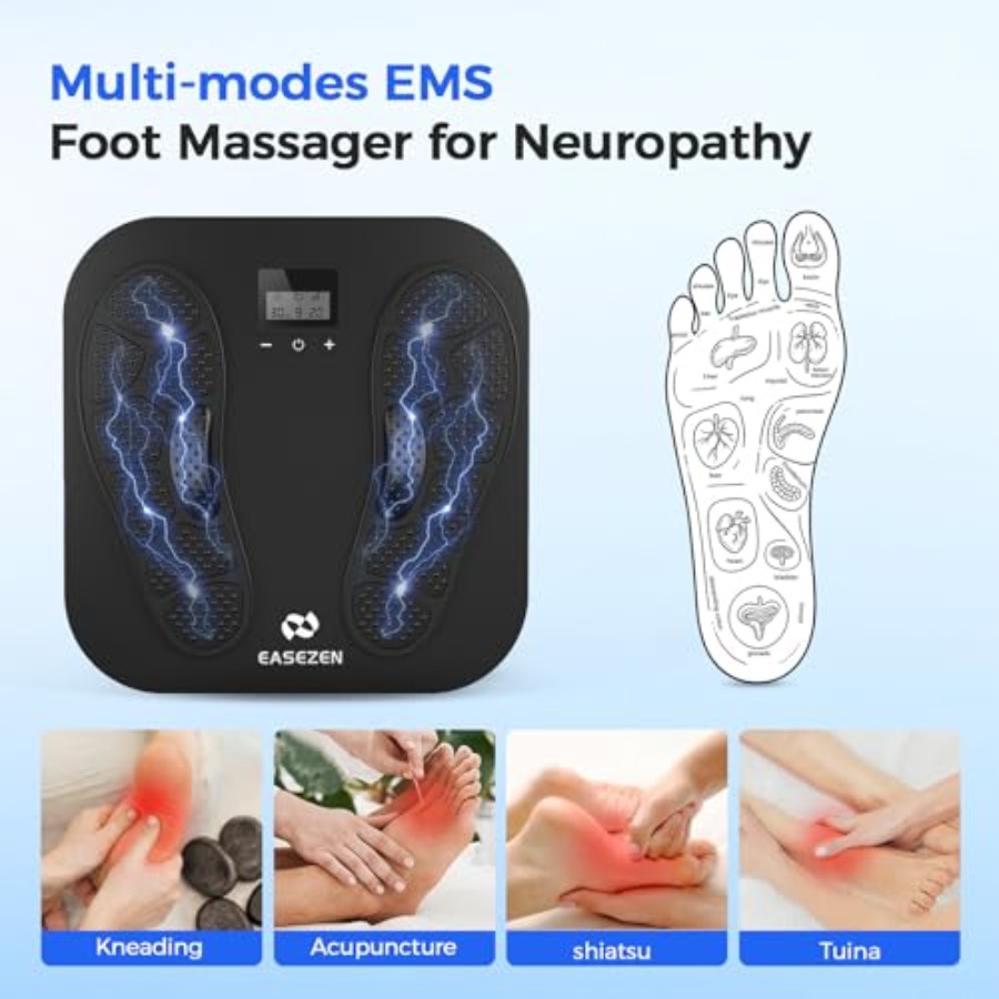 Masażer do stóp na neuropatię: – Ems Foot Massager recenzja i cena